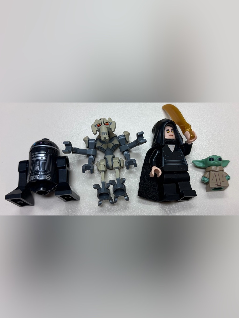 Authentic LEGO Star Wars Minifigure Lot - Darth Rey Grogu R2-Q5 Grievous